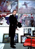 Andrei Medinski in atelierul de creatie